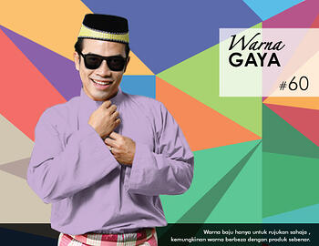 Baju Melayu Warna Gaya Purple Series