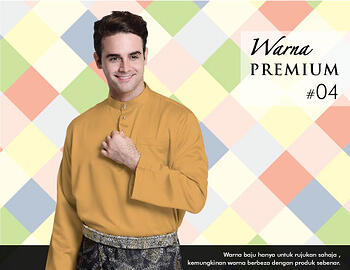 Baju Melayu -100 Warna Premium 4